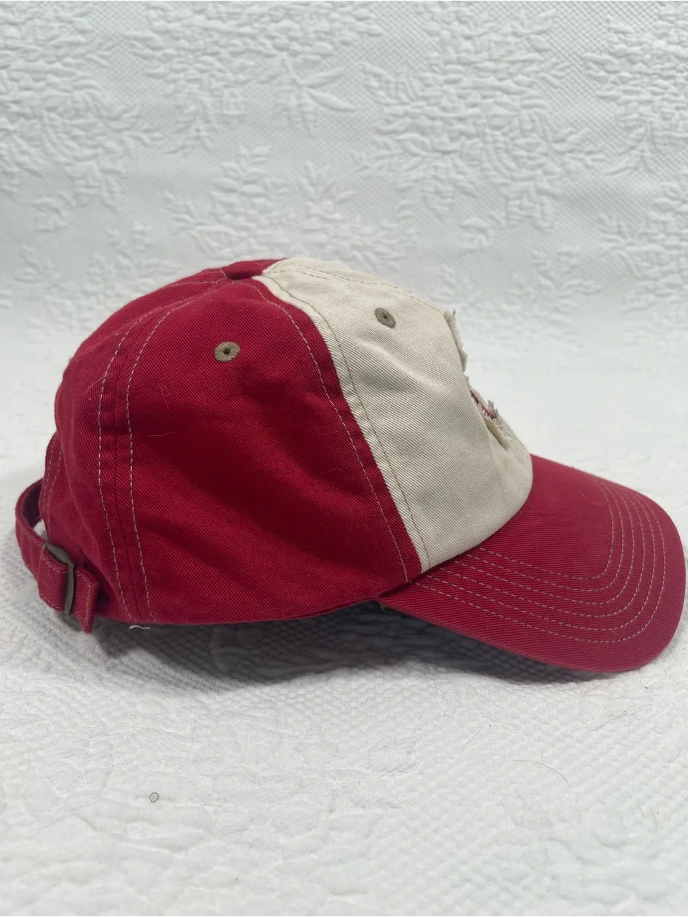 Los Angeles Angels Two-Tone Kids Baseball Cap - Red & Cream